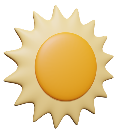 Sun  3D Icon