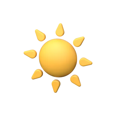 Sun  3D Icon