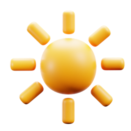 Sun  3D Icon