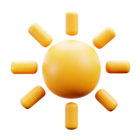 Sun  3D Icon