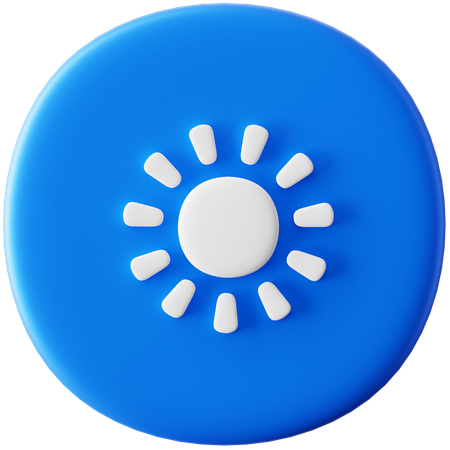 Sun  3D Icon