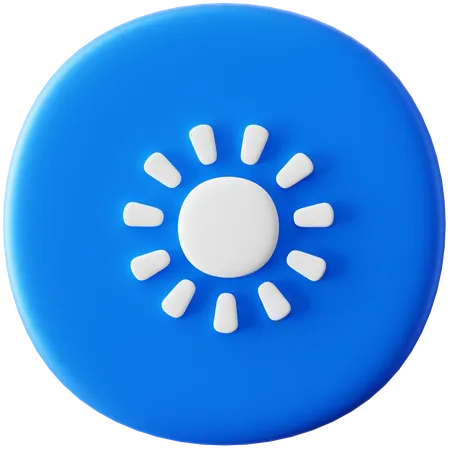 Sun  3D Icon