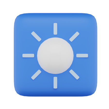 Sun  3D Icon