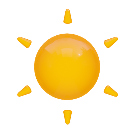 Sun  3D Icon