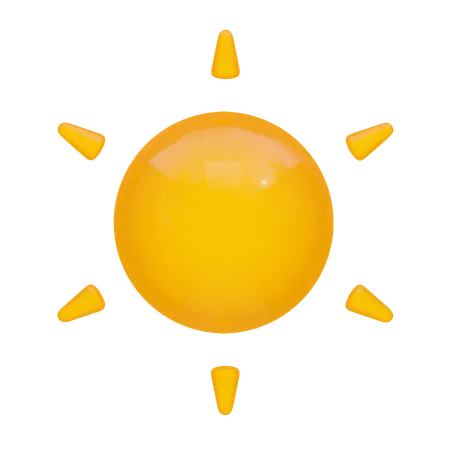 Sun  3D Icon