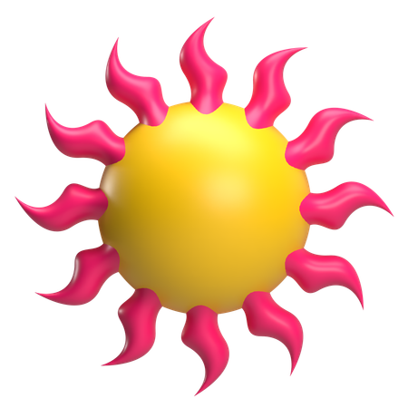 Sun  3D Icon