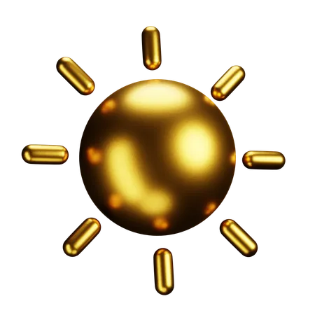 Sun  3D Icon