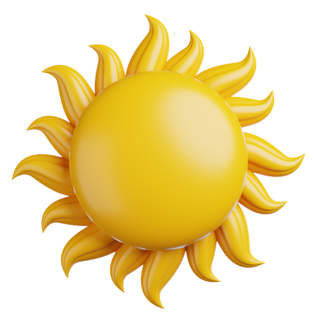 Sun  3D Icon