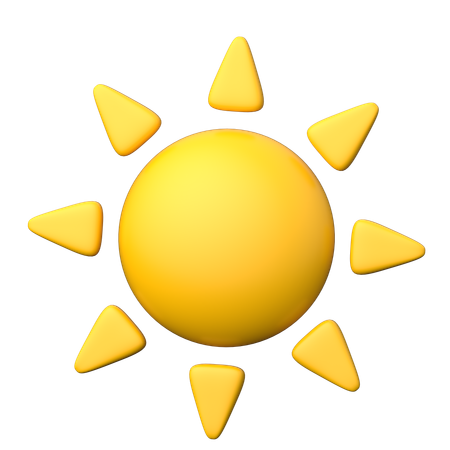 Sun  3D Icon