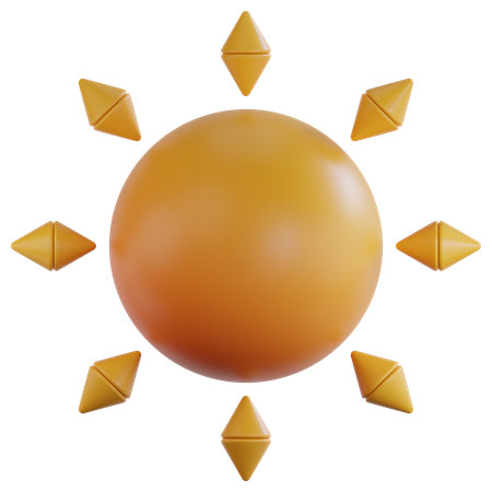 Sun  3D Icon