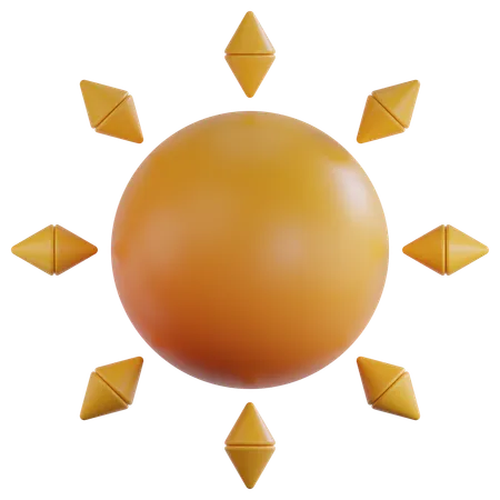 Sun  3D Icon