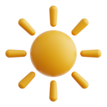 Sun  3D Icon