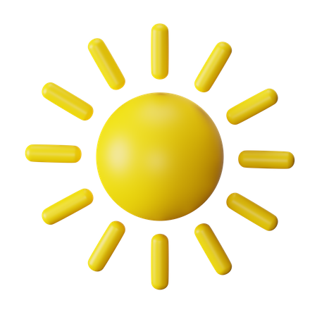 Sun  3D Icon