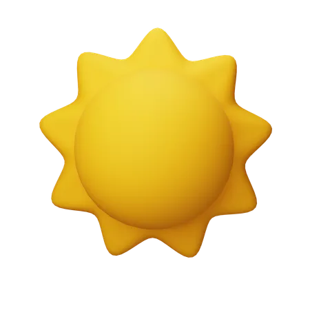 Sun  3D Icon