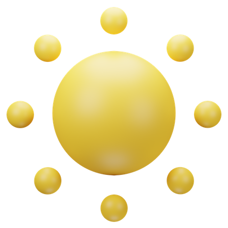 Sun  3D Icon