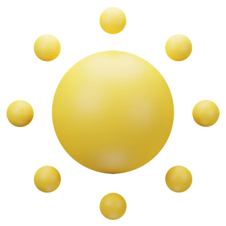 Sun  3D Icon