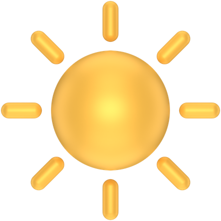 Sun  3D Icon