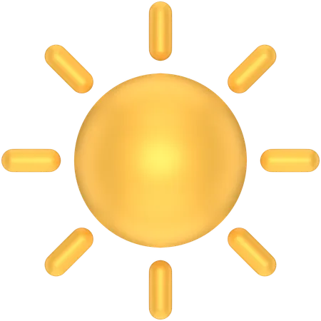 Sun  3D Icon