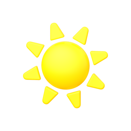 Sun  3D Icon
