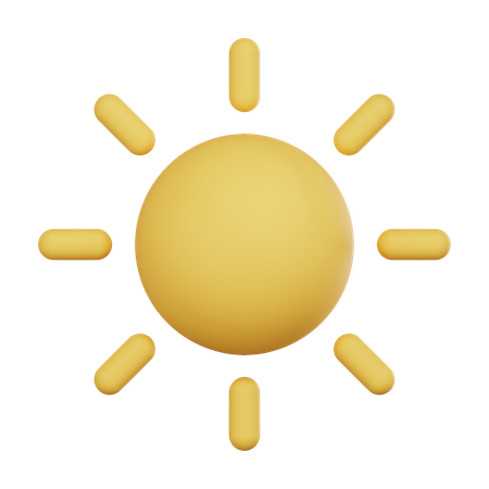 Sun  3D Icon