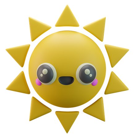 Sun  3D Icon