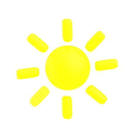 Sun  3D Icon