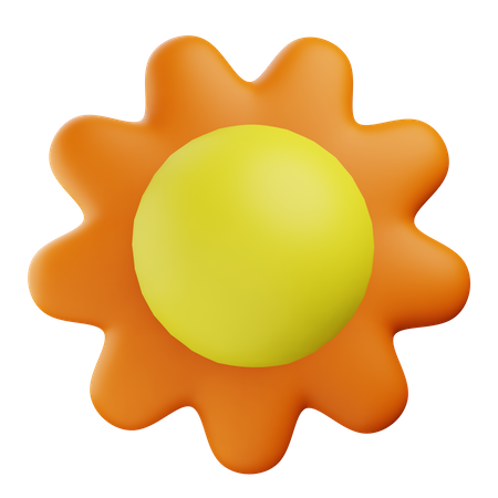 Sun  3D Icon
