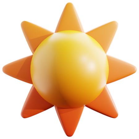 Sun  3D Icon