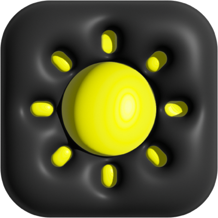 Sun  3D Icon