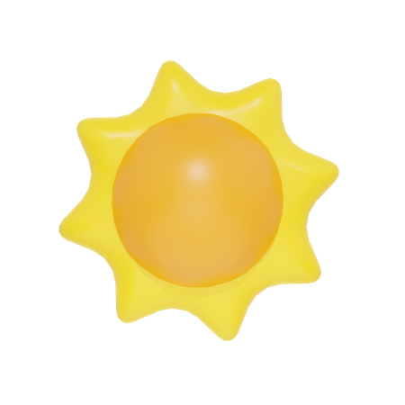 Sun  3D Icon