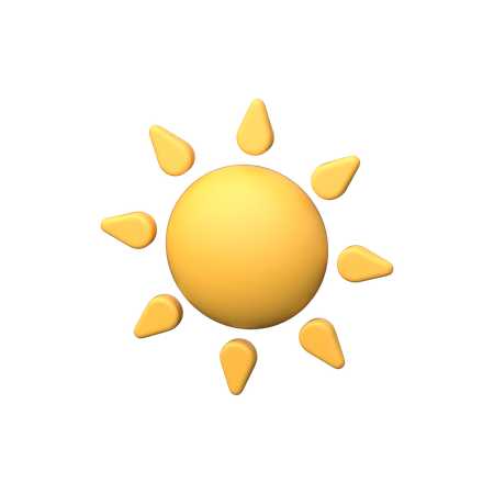 Sun  3D Icon