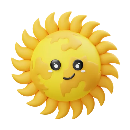 Sun  3D Illustration