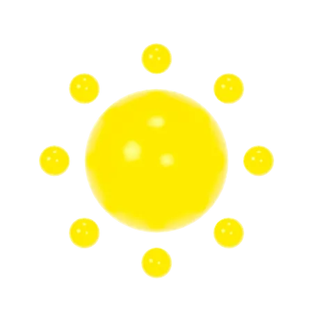 Sun  3D Illustration