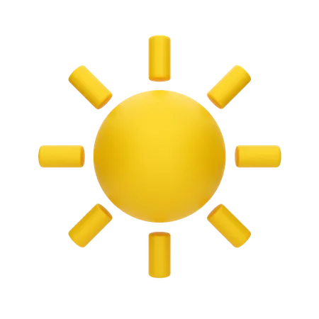 Sun  3D Illustration