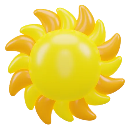 Sun  3D Icon