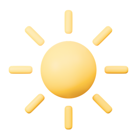 Sun  3D Icon