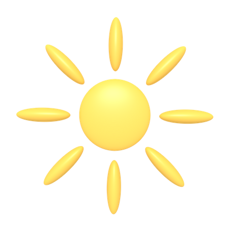 Sun 3D Icon