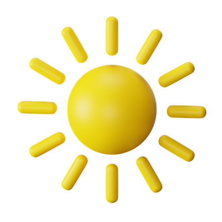 Sun  3D Icon