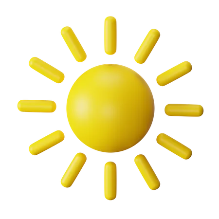 Sun  3D Icon