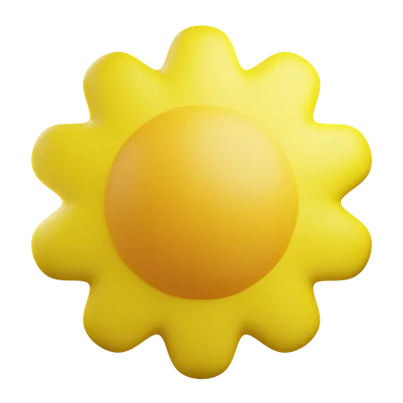 Sun  3D Icon