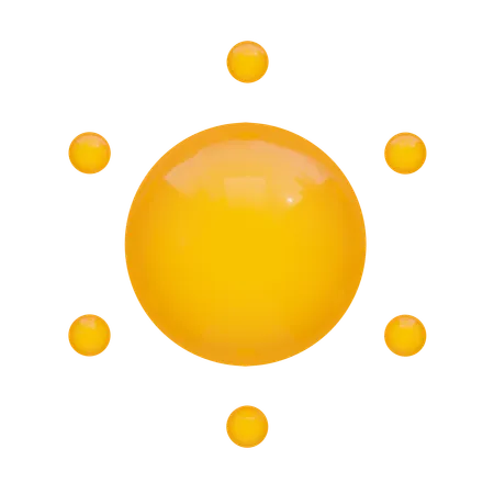 Sun  3D Icon