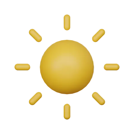 3 D Icon The Sun 3D Icon
