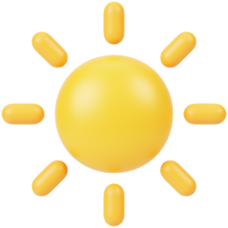 Sun App  3D Icon