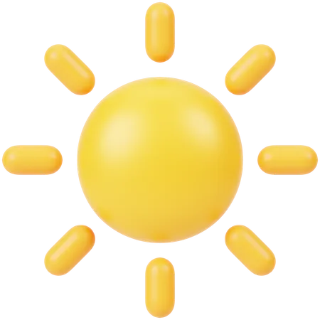 Sun App  3D Icon