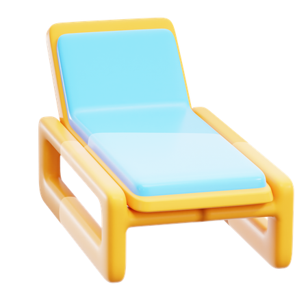 日光浴  3D Icon