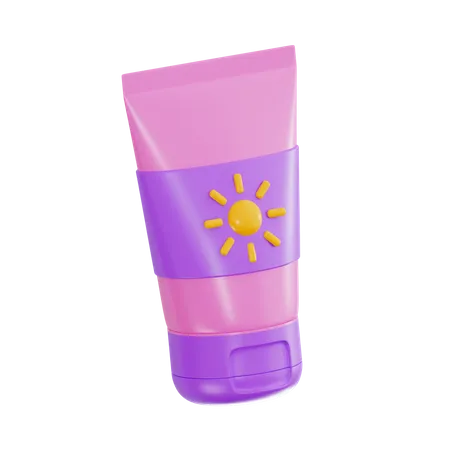 Sun Block  3D Icon