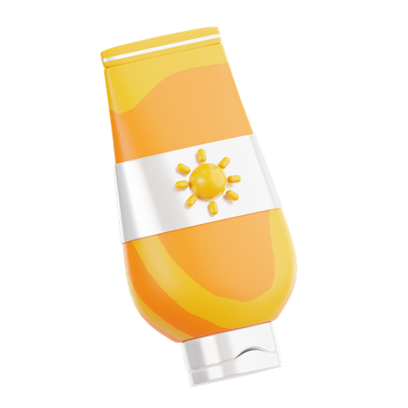 Sun Block  3D Icon