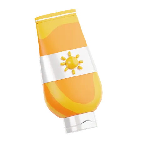 Sun Block  3D Icon