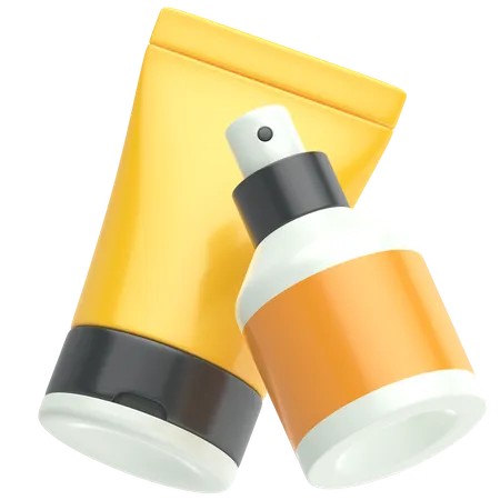 Sun cream  3D Icon