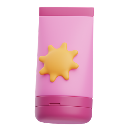 Sun Cream  3D Icon